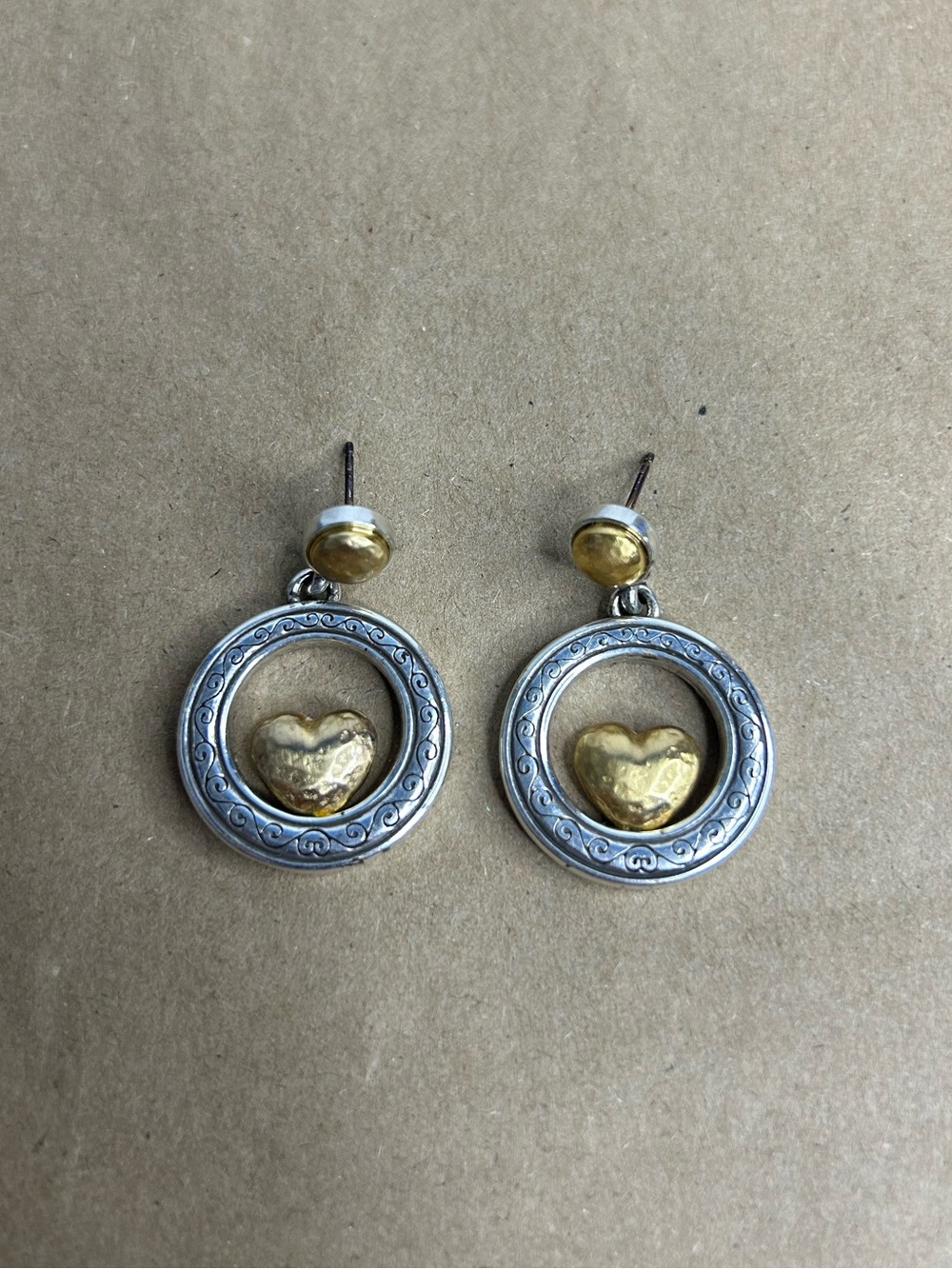 5 for $25🔥Enclosed Heart Ring Drop Earrings